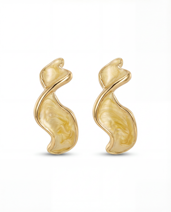 Sun Flow Stud Earrings