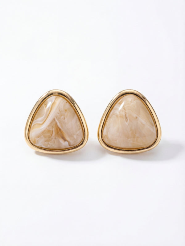 Ivory crest studs