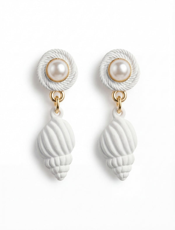 Ivory Tide Drop Earrings