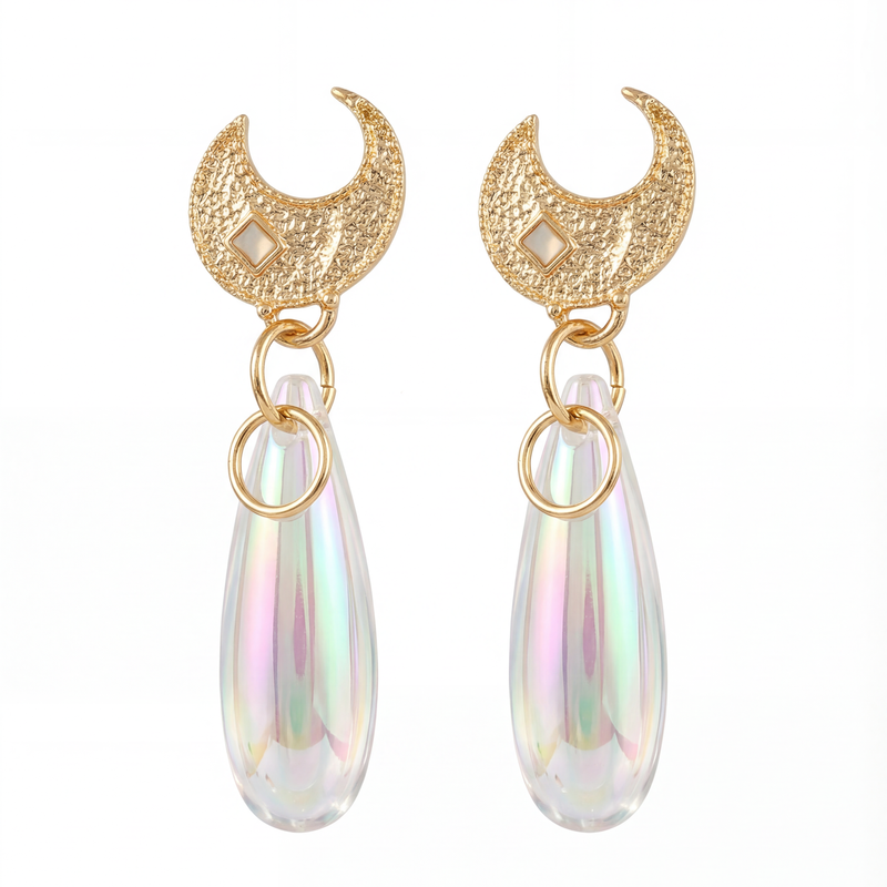 Moonlight Aura Drop Earrings