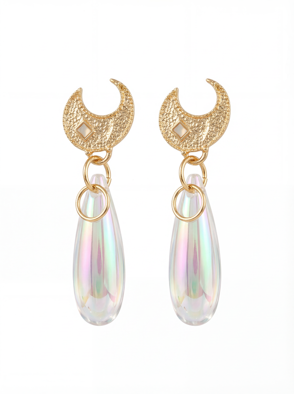 Moonlight Aura Drop Earrings