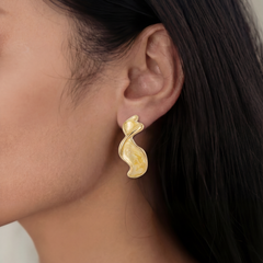 Sun Flow Stud Earrings