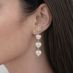 Ivory Pearl Drop Earrings