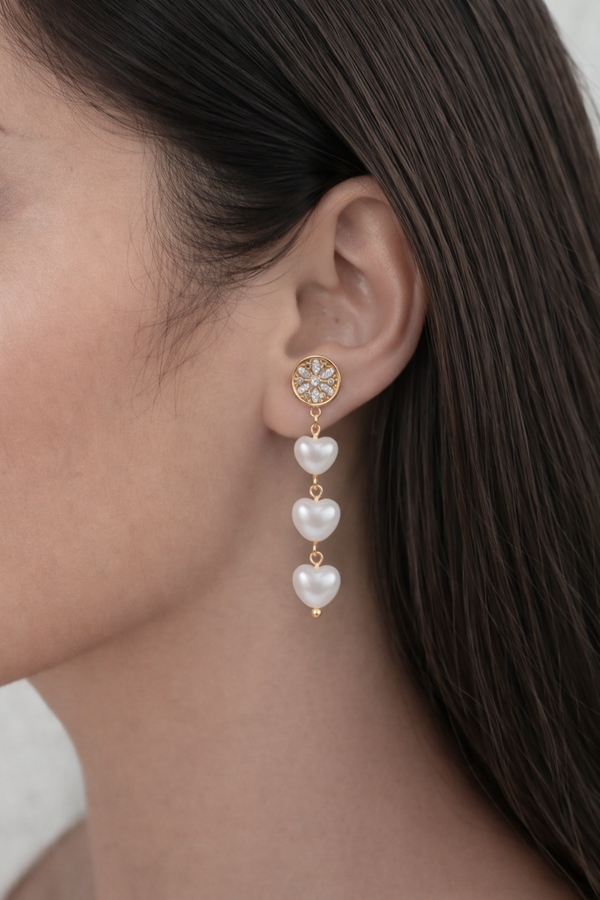 Ivory Pearl Drop Earrings