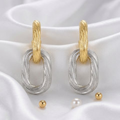 Fusion Loop Drop Earrings