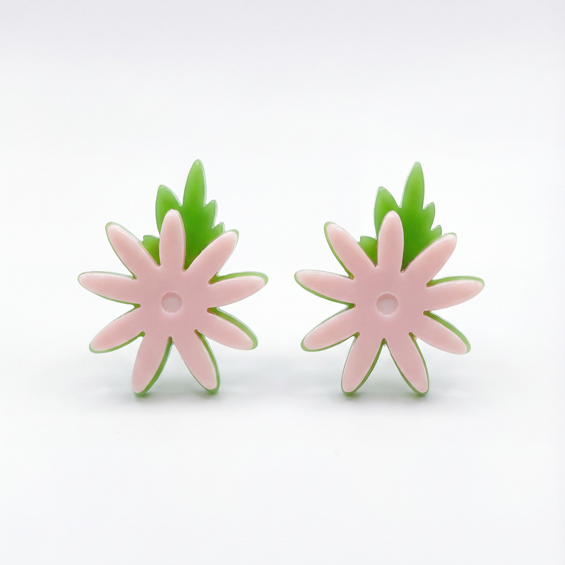 Blush Meadow Stud Earrings