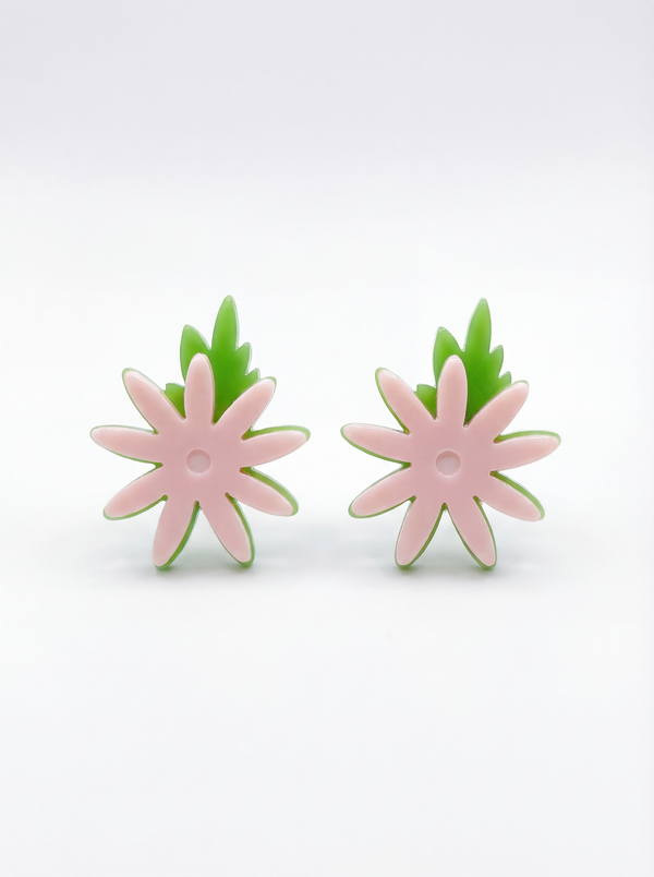 Blush Meadow Stud Earrings