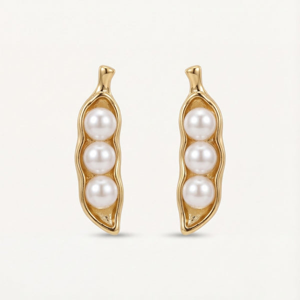 Pearl Pod Stud Earrings