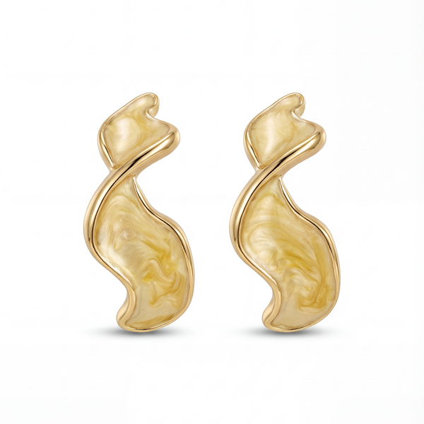 Sun Flow Stud Earrings