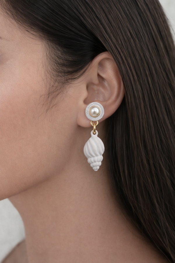 Ivory Tide Drop Earrings