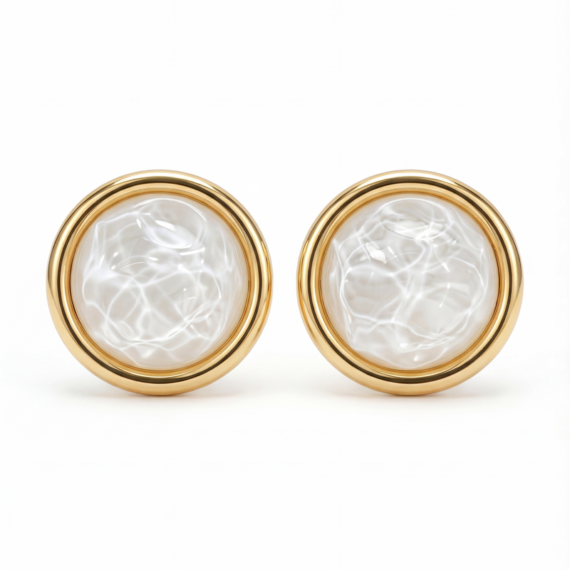 Pearl Aura Studs