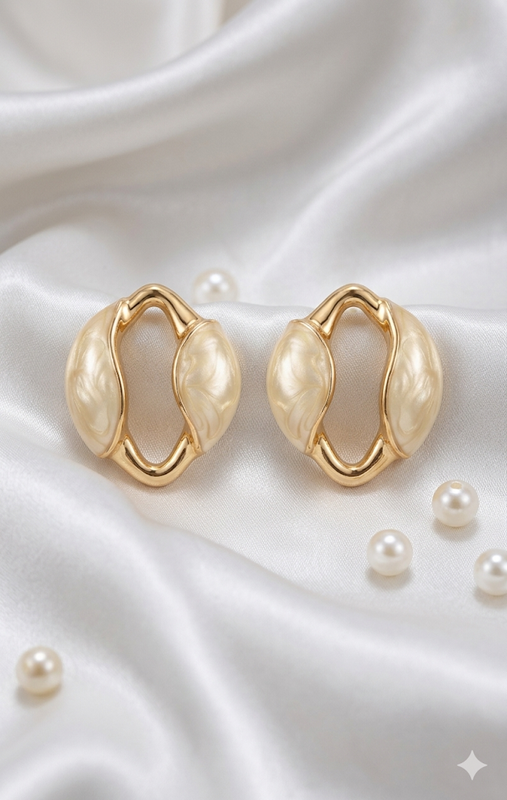 Ivory muse studs