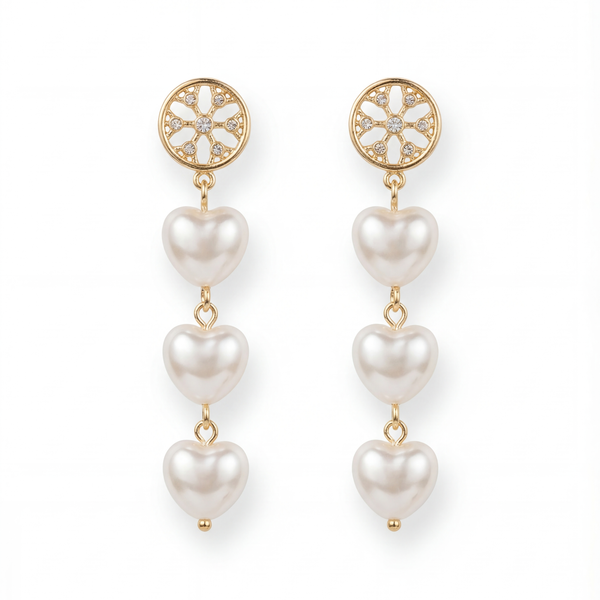 Ivory Pearl Drop Earrings