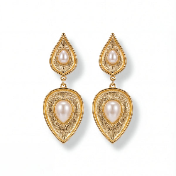 Suncrest Pearl Drop Earrings