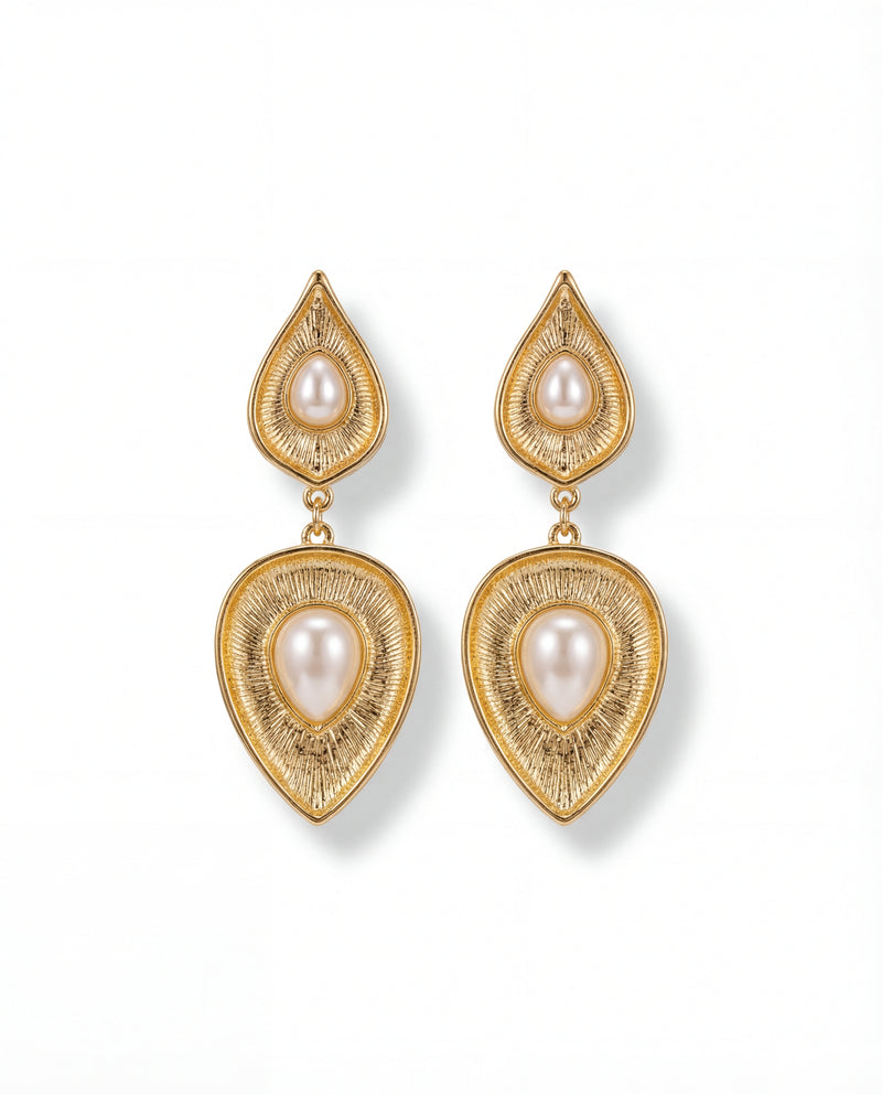 Suncrest Pearl Drop Earrings