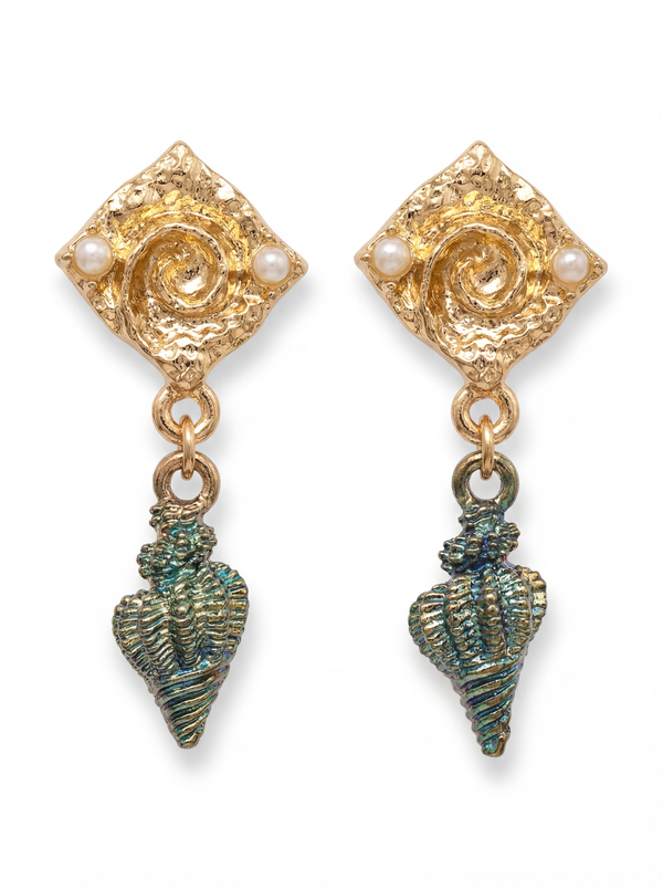 Tidal Relic Drop Earrings