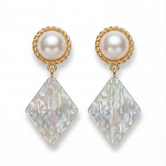 Pearl Mirage Drop Earrings