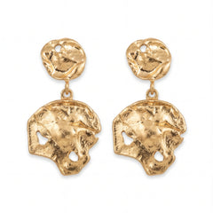 Molten Aura Drop Earrings