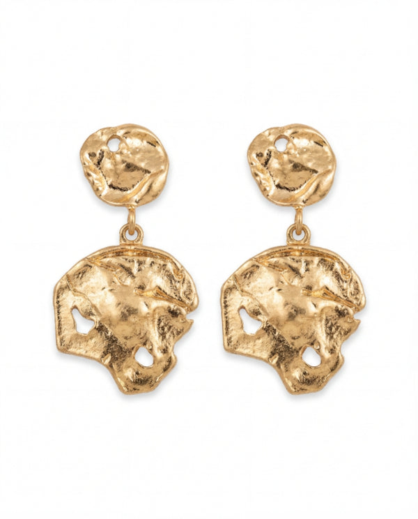 Molten Aura Drop Earrings