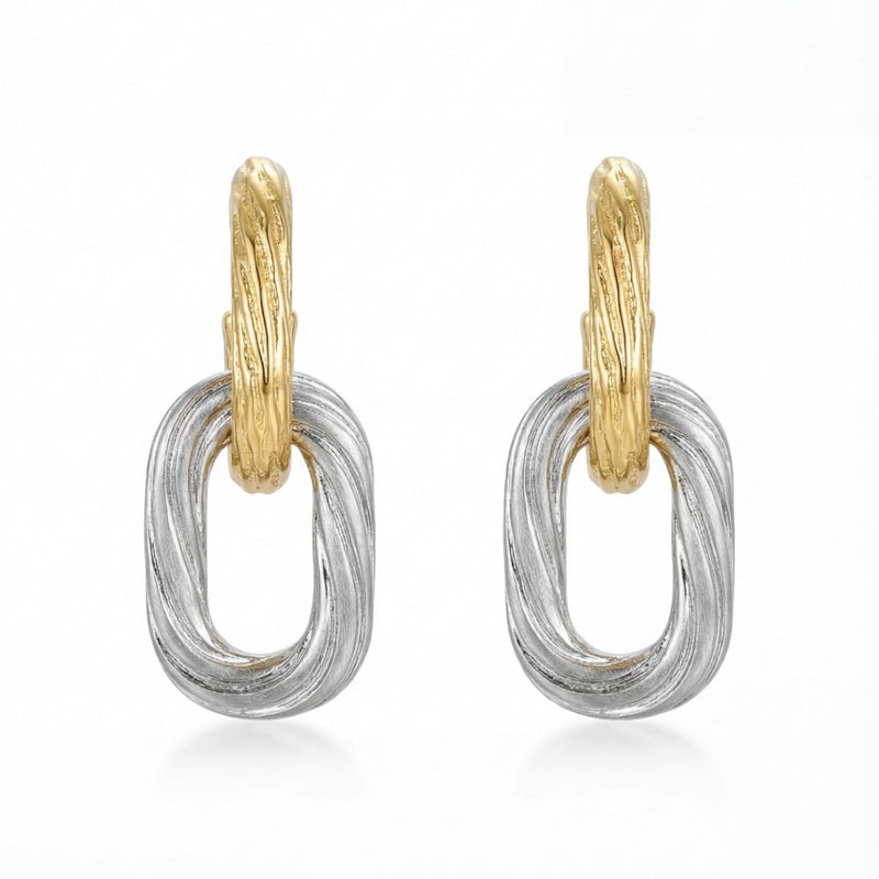 Fusion Loop Drop Earrings