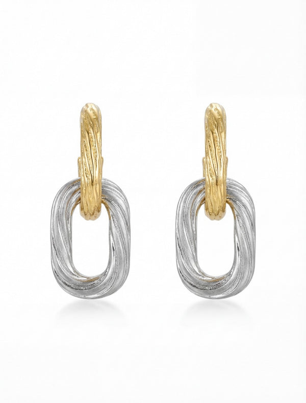 Fusion Loop Drop Earrings