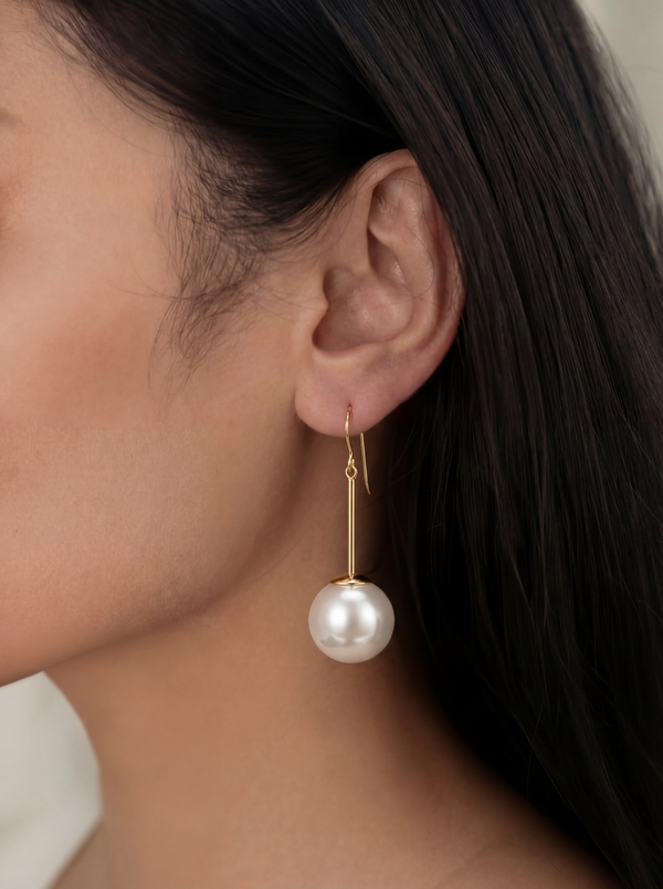 Luna Pearl Drop Earrings
