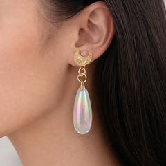 Moonlight Aura Drop Earrings