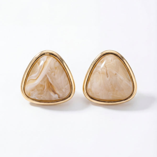 Ivory crest studs