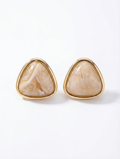 Ivory crest studs